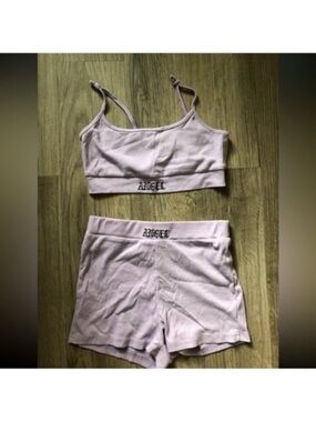 Women’s Crop Top and Biker Shorts Set